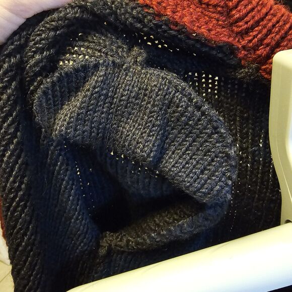 Vintage Ralph Lauren Hand Knit Wool Blazer Cardigan Womens M 90s Italy Sweater - Picture 4 of 6